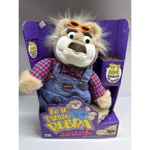 Vintage 1997 Tyco Real Talkin Bubba Plush Interactive Toy In Box 90s Nostalgia
